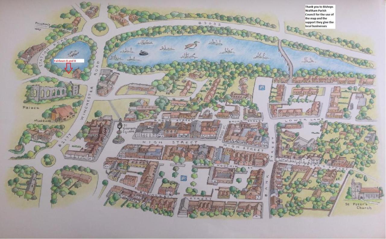 مبيت وإفطار بيشوبس والتهام Fairlawn المظهر الخارجي الصورة